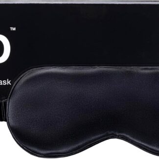 slip Pure Silk Sleep Mask - 100% Mulberry Silk, Ultra Soft & Comfortable, Blocks Light for Restful Sleep Adjustable Strap for Perfect Fit, Gentle on Skin & Hair (Black - 1 Count Pack of 1)
