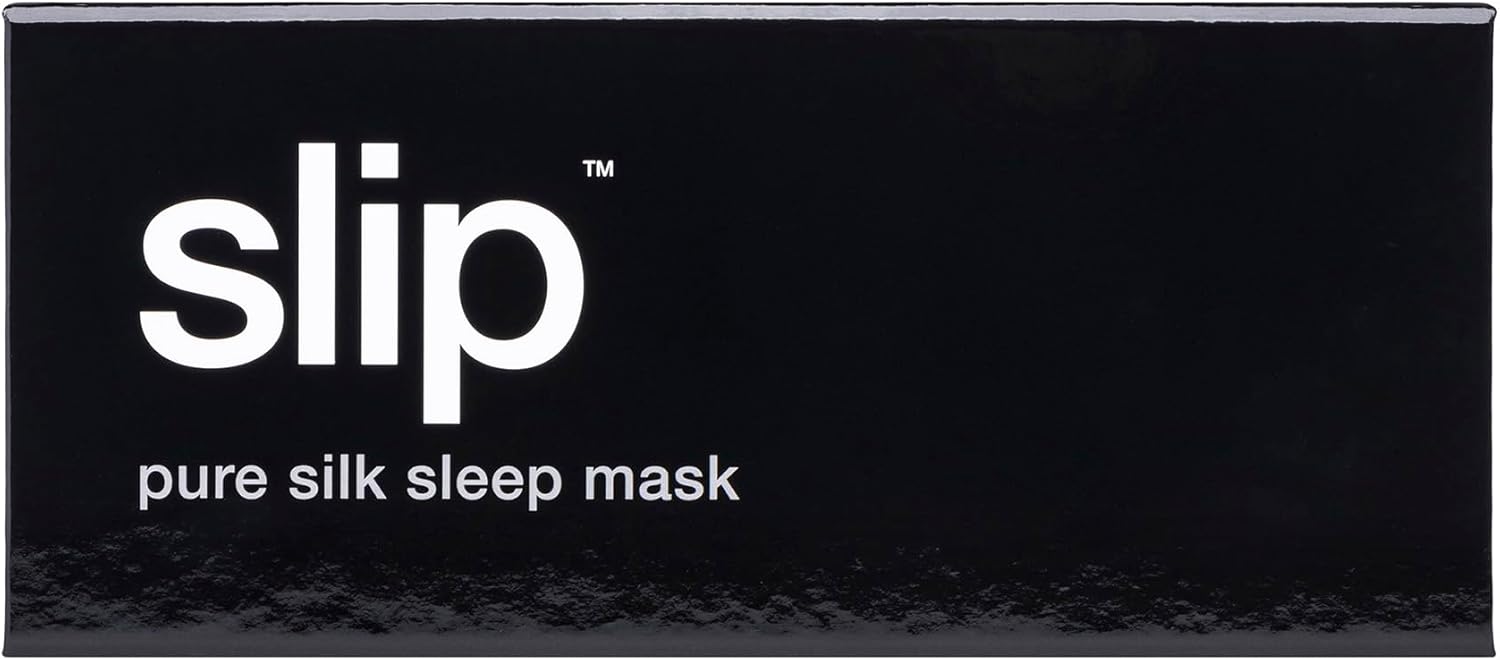 slip Pure Silk Sleep Mask - 100% Mulberry Silk, Ultra Soft & Comfortable, Blocks Light for Restful Sleep Adjustable Strap for Perfect Fit, Gentle on Skin & Hair (Black - 1 Count Pack of 1) - Image 4